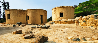 Die archäologische Ausgrabungsstätte Choirokoitia (Siedlung aus der Jungsteinzeit)